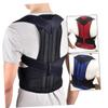 KALLORY Adjustable Back Support Brace for Posture Correction Clavicle and Shoulder Alignment Breathable and Lightweight Design for Men and Women Black view 2