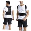 KALLORY Adjustable Back Support Brace for Posture Correction Clavicle and Shoulder Alignment Breathable and Lightweight Design for Men and Women Black view 4
