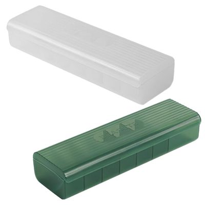 Cabilock Cable Organizer Storage Box for Storing Cable Wires 2pcs Divided Data Cable Storage Box, Cable Management Box Desktop Cord Organizer(Transparent and Green)