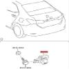 Back up Park Assist Camera for Toyota Compatible for Corolla GLX-I 2014-2017 8679002080 86790-02080(Without Bracket) Rear View Reverse Camera view 4