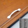 YEAHSO Aluminium Alloy White Cabinet Handles Kitchen Closet Door Knobs and Cupboard Handles Drawer Pulls Furniture Handle 1Pcs (Color : 8102-96) view 2