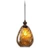 SteFik LED Modern Chandelier Lamp, Led Lights Style Single Head Chandelier Retro Industrial Wind Glass Pendant Light Decorative Lighting E27,Modern LED Chandelier (Size : Small),Pendant view 1