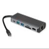 ROLINE Docking Station USB Type C, 8K30 HDMI, USB 3.2 Gen 1 (Type-A), PD, LAN, SD/MicroSD view 1
