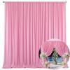 10 x 7 Feet Pink A Backdrop Curtain for Partie, Background Curtains for Photoshoot, Birthday, Wedding, Halloween, Thanksgiving, Christmas Day, New Year Party Decorations 5Ft x 7Ft, 2 Panels view 1