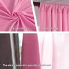 10 x 7 Feet Pink A Backdrop Curtain for Partie, Background Curtains for Photoshoot, Birthday, Wedding, Halloween, Thanksgiving, Christmas Day, New Year Party Decorations 5Ft x 7Ft, 2 Panels view 3