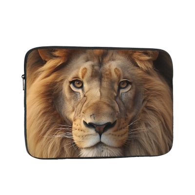 African Lion Head Laptop Case Laptop Sleeve Bag Portable Laptop Bag Shockproof Protective Computer Bag 10 inch