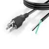 16 Gauge 3 Prong Heavy Duty Replacement 6ft Power Supply Cord Cable 120V Pigtail for Universal AC Appliance, NEMA 5-15 Plug US SJT 16AWG 6ft (16 Gauge-6ft) view 1