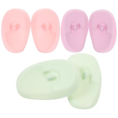 Beaupretty 3pairs Reusable Ear Covers for Hair Dyeing Ear Protectors for and Hair Coloring Light