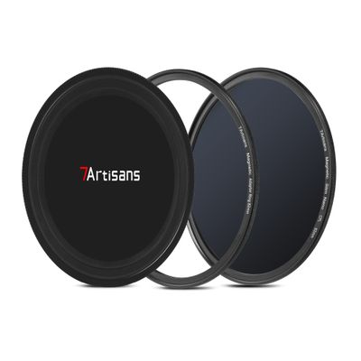 7artisans Nano Magnetic Filter UV Filter ND Light Reduction Filter/CPL Polarization Filter/GND Gradient Filter/Black Mist 1/4 Portrait Photography Filter Suitable for Lens(77mm CPL)