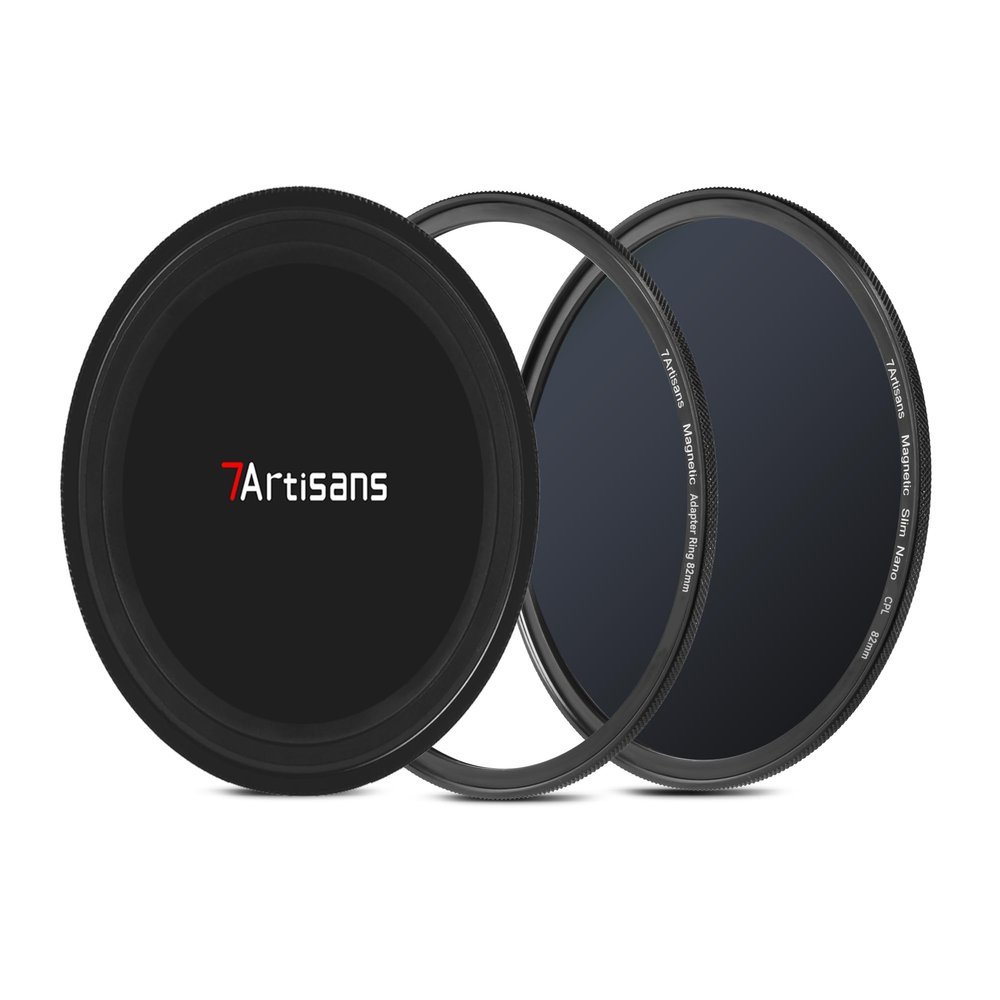 7artisans Nano Magnetic Filter UV Filter ND Light Reduction Filter/CPL Polarization Filter/GND Gradient Filter/Black Mist 1/4 Portrait Photography Filter Suitable for Lens(77mm CPL)