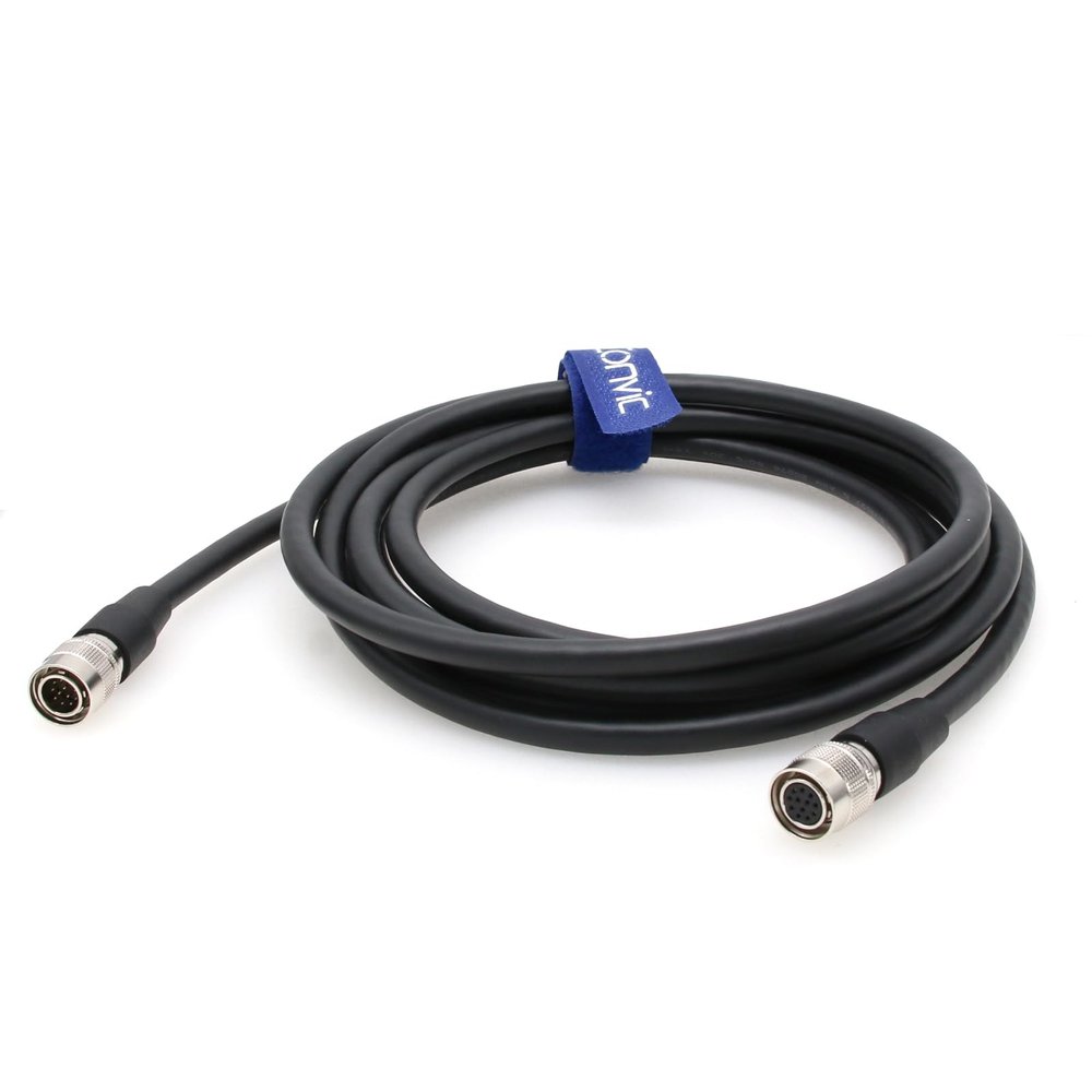 Eonvic CCD Industrial Camera Cable Hirose12 Pin Male to Female Extension Cable for Hitachi Panasonic CCD Sony DXC-950 DXC-990 DXC-990P CCD Camera CCXC-12P10N Intercon VCP-10-S