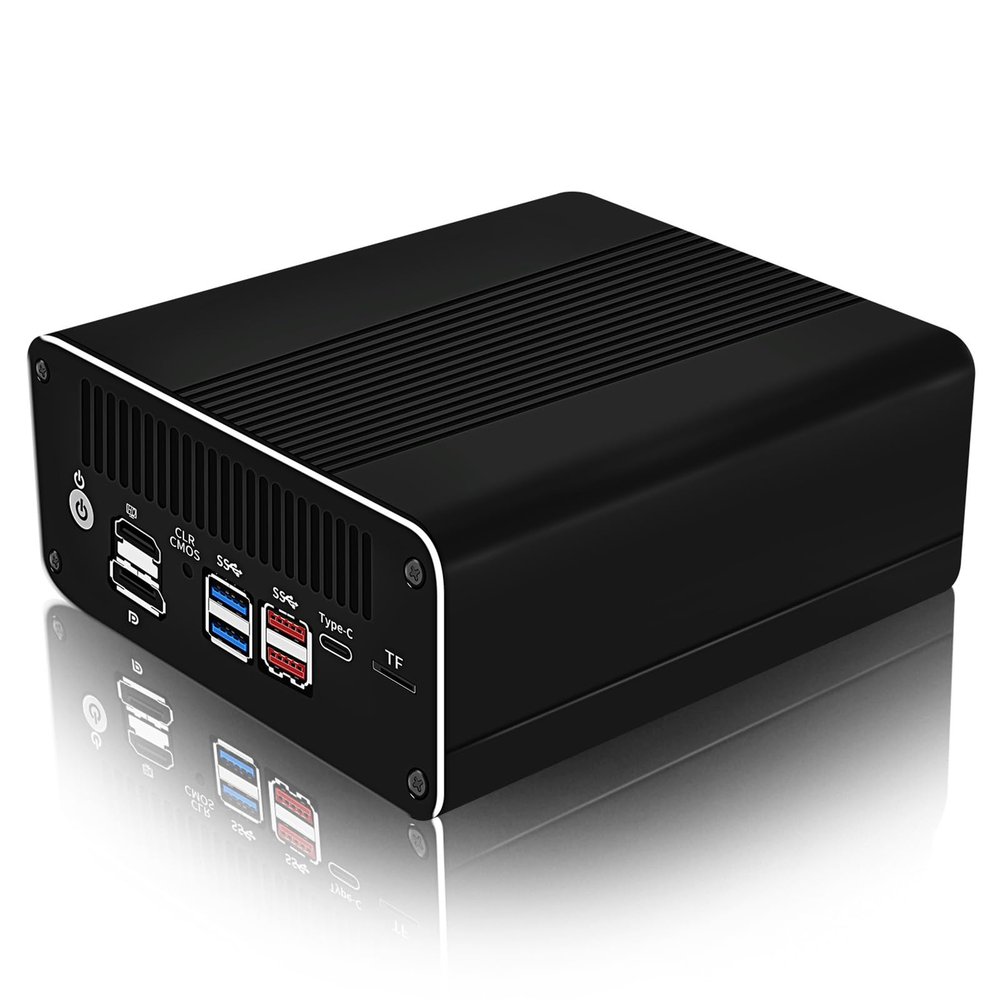 Mrroute Intel 13th Gen Raptor Lake1315U Mini PC(10M Cache, up to 4.50 GHz), HDMI+Type-C+DP Triple-Screen Displays,6xIntel i226-V 2.5Gb Ethernet Ports Soft Route,Firewall Application