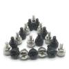 10Pcs 6#-32 * 5 Thread Teeth Length 5mm Computer PC Case Cooling Fan Toolless Adjustment Screw Thumbscrews Thumb Screw (Color : Silver, Size : 6#-32 * 5) view 2