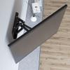 Hama Telescopic Tilting TV Wall Mount with 10 Year Guarantee (TV 32 to 65 inches, 165 cm 40 kg Max, Tilt -15/+15, Rotation 160, VESA 400 x 400, Cable Management, Fischer Plugs) Black view 3
