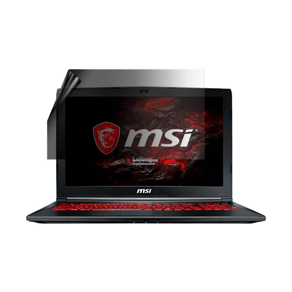 celicious Privacy Lite 2-Way Anti-Glare Anti-Spy Filter Screen Protector Film Compatible with MSI GL62MVR 7RFX