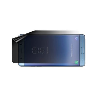celicious Privacy Lite (Landscape) 2-Way Anti-Glare Anti-Spy Filter Screen Protector Film Compatible with Samsung Galaxy Note Fan Edition