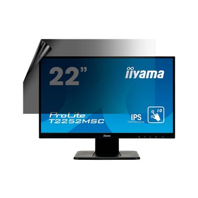 celicious Privacy Lite 2-Way Anti-Glare Anti-Spy Filter Screen Protector Film Compatible with iiYama Prolite T2252MSC-B1
