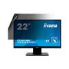 celicious Privacy Lite 2-Way Anti-Glare Anti-Spy Filter Screen Protector Film Compatible with iiYama Prolite T2252MSC-B1 view 1