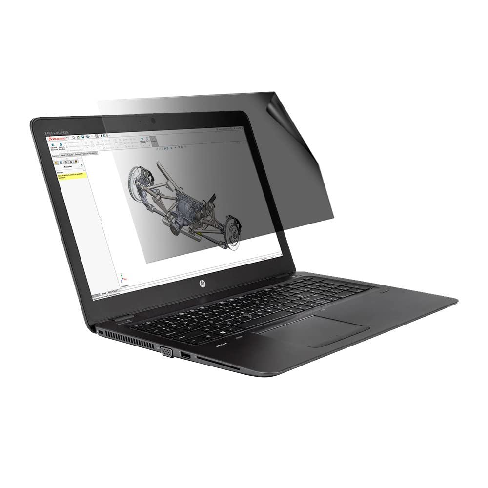 celicious Privacy Lite 2-Way Anti-Glare Anti-Spy Filter Screen Protector Film Compatible with HP ZBook 15u G4 (Touch)