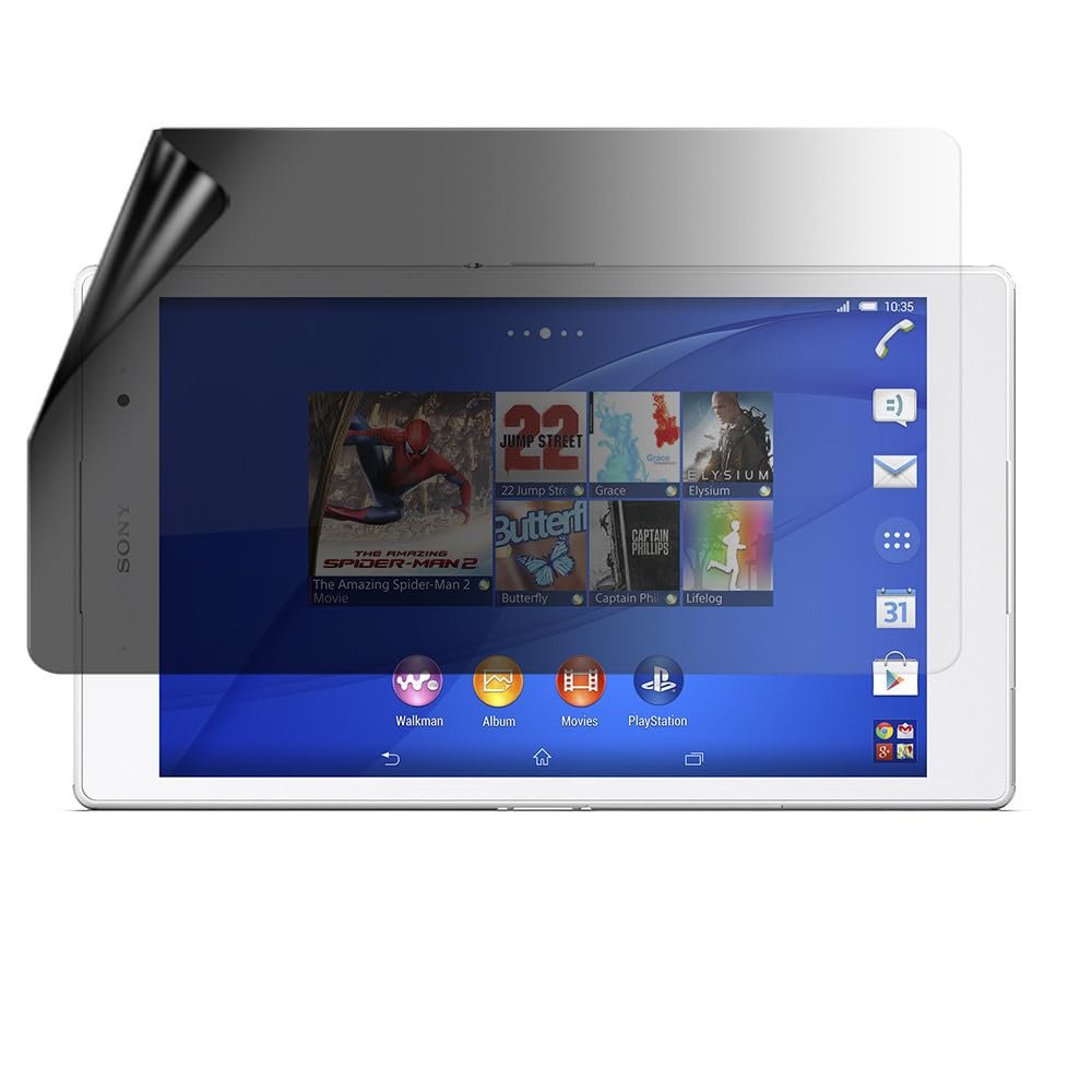 celicious Privacy Lite 2-Way Anti-Glare Anti-Spy Filter Screen Protector Film Compatible with Sony Xperia Z3 Tablet Compact