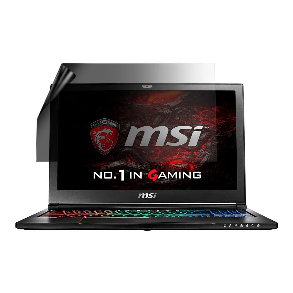 celicious Privacy Lite 2-Way Anti-Glare Anti-Spy Filter Screen Protector Film Compatible with MSI GS63 7RE Stealth Pro