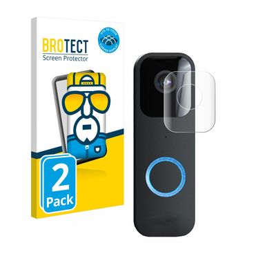 BROTECT 3D Curved Screen Protector for Blink Video Doorbell (2 Pack) - Full Screen Coverage
