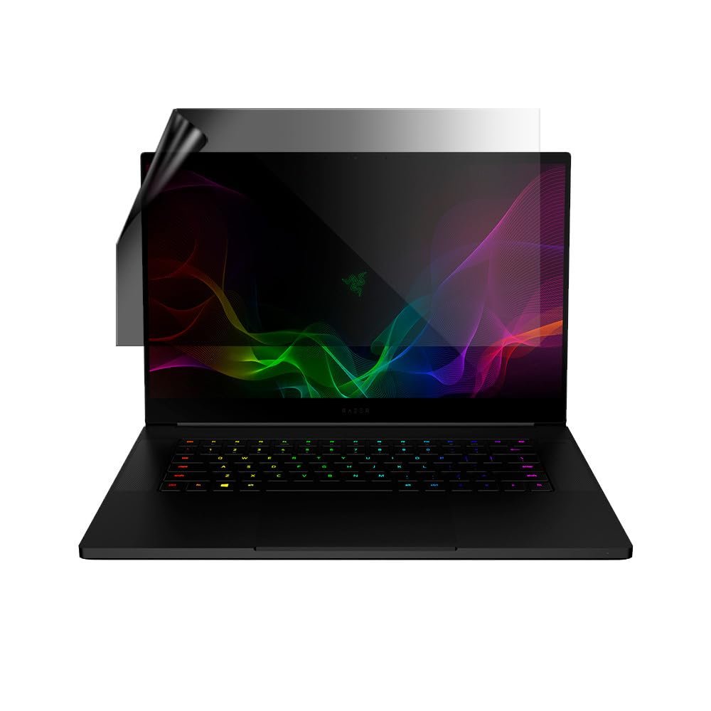 celicious Privacy Lite 2-Way Anti-Glare Anti-Spy Filter Screen Protector Film Compatible with Razer Blade 15 2018 (Touch)
