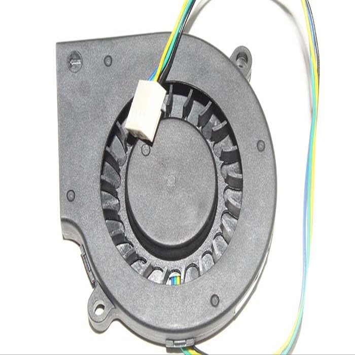 Zyvpee 75mm B127515BU 12V 0.8A 4 Wires 4 Pins Blower Cooling Fan