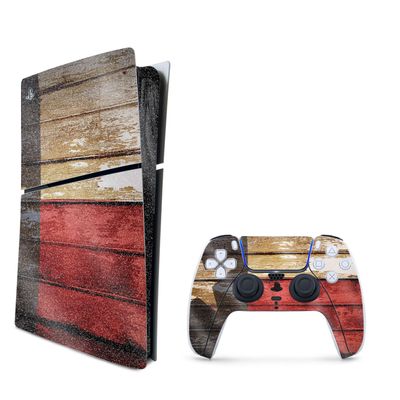 MightySkins Glossy Glitter Skin Compatible with Playstation 5 Slim Disk Edition Bundle - The Hammer | Protective, Durable High-Gloss Glitter Finish | Easy to Apply & Change Styles | Made in The USA
