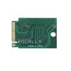 Suckoo for Rog Ally Handheld Conversion 2230 to 2280 SSD Hard Drive Expansion Board NVME M-Key NGFF M.2 PCIE 4.0 3.0 Gold Finger High Capacity Adapter 90 Degree Upgrade Converter Expansion Card view 4