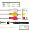 Guy-Tech AV Audio Video Cable Cord for Sony Handycam CCD-TRV Series Hi8/8XR/72x Camcorder ccd-trv16 CCD-TRV48 CCD-TRV48e CCD-SC55 CCD-SC55e ccd-trv58 CCD-TRV68 CCD-TRV78 CCD-TRV78e CCD-TRV88 view 4
