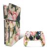 MightySkins Glossy Glitter Skin Compatible with Playstation 5 Slim Disk Edition Bundle - Faded Roses | Protective, Durable High-Gloss Glitter Finish | Easy to Apply | Made in The USA view 1