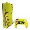MightySkins Skin Compatible with PlayStation 5 Slim Disk Edition Bundle - Softball Closeup | Protective, Durable, and Unique Vinyl Decal wrap Cover | Easy to Apply | Made in The USA view 1
