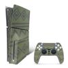 MightySkins Skin Compatible with Playstation 5 Slim Disk Edition Bundle - Green Western | Protective, Durable, and Unique Vinyl Decal wrap Cover | Easy to Apply | Made in The USA view 1