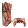 MightySkins Glossy Glitter Skin Compatible with Playstation 5 Slim Disk Edition Bundle - Crispy Bacon | Protective, Durable High-Gloss Glitter Finish | Easy to Apply | Made in The USA view 1