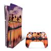 MightySkins Skin Compatible with Playstation 5 Slim Disk Edition Bundle - Line of Palms | Protective, Durable, and Unique Vinyl Decal wrap Cover | Easy to Apply | Made in The USA view 1