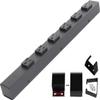 16 Hardwired Power Strip (NO Power Cord), 6 Vertical Tamper Resistant Outlets (NEMA 5-15R - NOT 20Amp), NO Ears (Without mounting tabs on Both Ends), Black view 1
