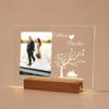 Personalized 3D Lamp Night Light Custom Photo And Text Lamp, Acrylic night light, Customized Valentine's Day, Wedding, Anniversary, Birthday, Christmas, Gift For Him, Names And Date, Couples, Her /2 view 1