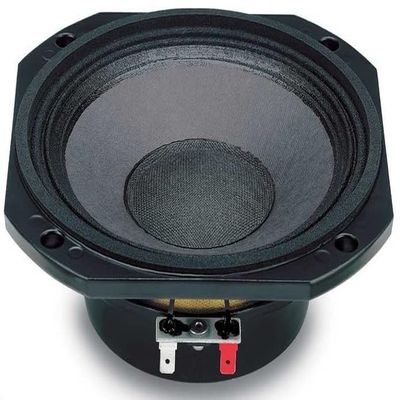 Eighteen Sound 6NM410B-8 6-in High Output Midrange Transducer 240 Watts RMS 480 Watts Peak Winding Material Aluminum 8-Ohms Voice Coil