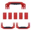 Pelican 1595 Replacement Handle & Latch Set by ColorCase - Red - Handle and Push Button Latches view 1