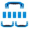 Pelican 1595 Replacement Handle & Latch Set by ColorCase - Blue Handle and Push Button Latches view 1