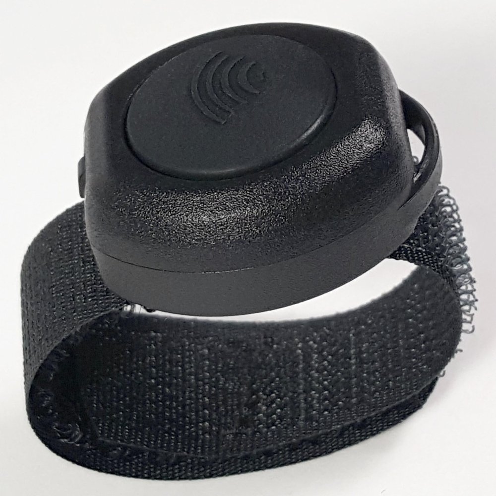 PRYMEBLU Bluetooth Wireless PTT Button - BT-PTT-ZU-Strap-5 (5 Pack)
