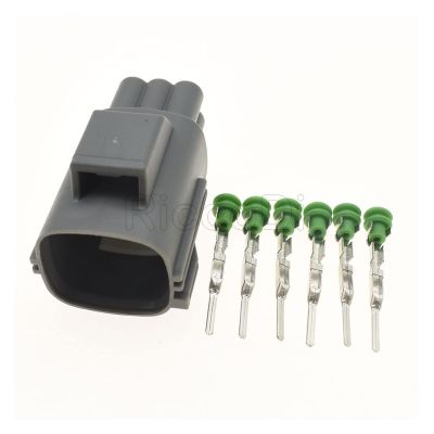 Milkweed Multi-Purpose 1-20 Sets 6Pin Auto Electric Gasoline Pump Wire Socket Car Connector Assembly 7282-5553-10 7283-5553-10 (Color : Male Set, Size : 5Sets)