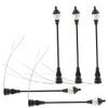 5pcs Mini Street Post Lights, Miniature Yard Lamp Model Garden Light Room Decor for DIY Micro Landscape view 1
