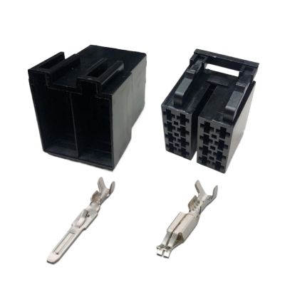 ARTICHOKE Xiaojiang Store Dj7082-3.5 Car CD Audio Harness Connector 8p16p Horn Wire Male and Female Butt Terminal Sheath 106455 962189-1 (Color : 16p, Size : 5sets)