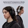 FINGERTIME Active Noise Cancelling Headphones, Wireless Over Ear Bluetooth Headphones with Microphone, 40H Playtime, Comfortable Fit,Bluetooth 5.3,Black view 4