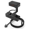 HOPOW Dual Layer Desk Clamp Power Strip, Desktop Edge Mount Charging Station with 13 Outlets 4 USB Ports (2 USB C), Under Desk Surge Protector(1700 Joules), 10 Ft Extension Cord for Office Home view 1