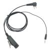 Pdflie 2 Pin M1 to 3.5mm Audio Radio Adapter with PTT Mic Compatible with Motorola Most Brands Two Way Radios(2Pack) view 2