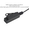 Pdflie 2 Pin M1 to 3.5mm Audio Radio Adapter with PTT Mic Compatible with Motorola Most Brands Two Way Radios(2Pack) view 4