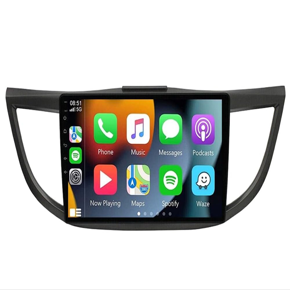 4+64GB for Honda CRV CR-V Radio 2012 2013 2014 2015 2016 Built-in Apple Carplay Andriod Auto 10.1" Touch Screen Car Stereo Support GPS Navigation SWC DSP with Free Reverse Camera